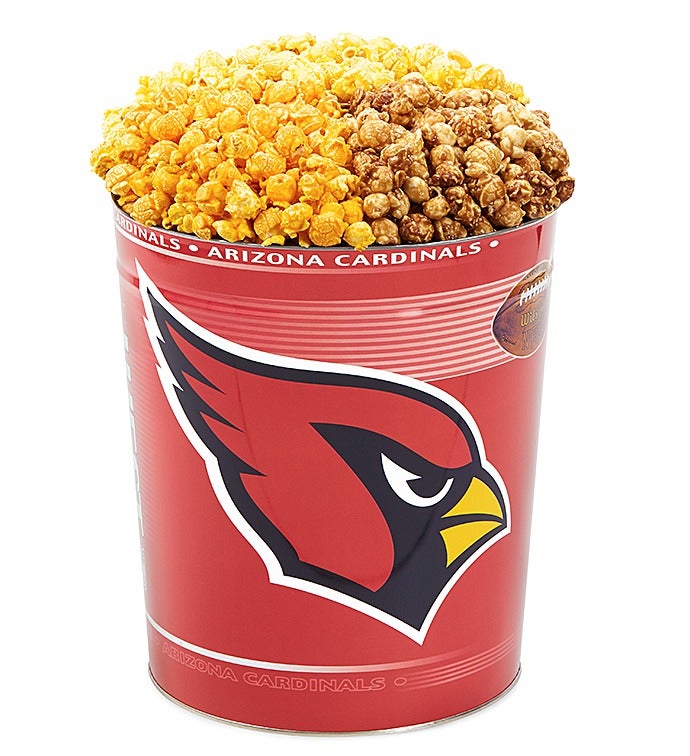 Arizona Cardinals 3-Flavor Popcorn Tins